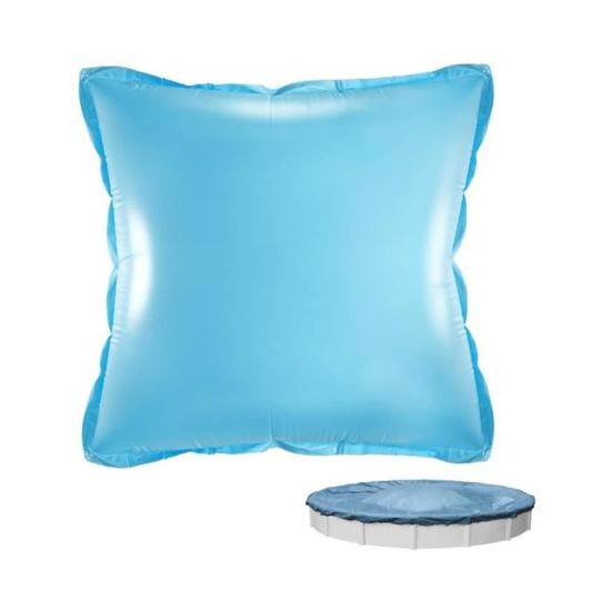 Coussin Gonflable Pour Couverture De Piscine - 120x120 Cm, PVC Résistant, Valve De Sécurité, Hivernage