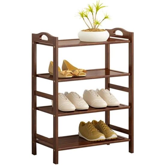 Gecheer Meuble D'Entrée Moderne Avec Miroir - Banc Rangement Chaussures + Porte-Manteaux - Bois Multicouche Noir