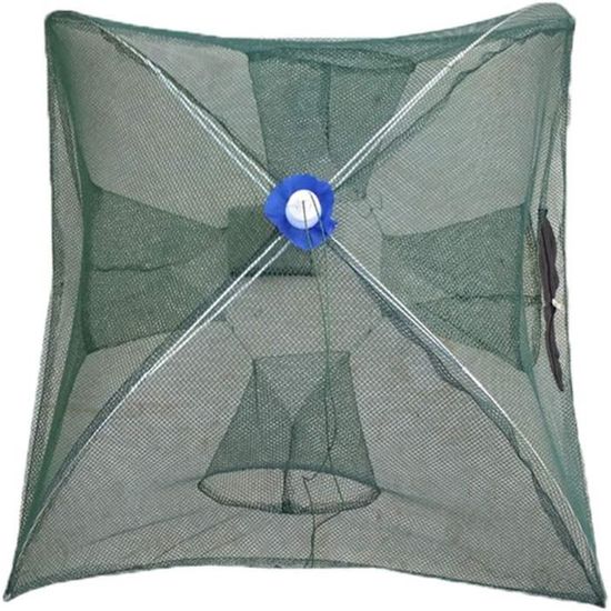 Nasse à Poissons/crabes/écrevisses Portable - Filet Piège Avec Corde Et Appât - 31,5 Cm Ou 50 Cm - 9