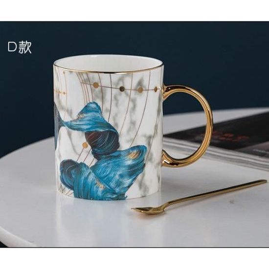 Tasses Mr Et Mrs Love-KANKEI - Céramique Avec Socle Bois - 300 Ml - Cadeau Couple, Mariage, Anniversaire - Set De 2