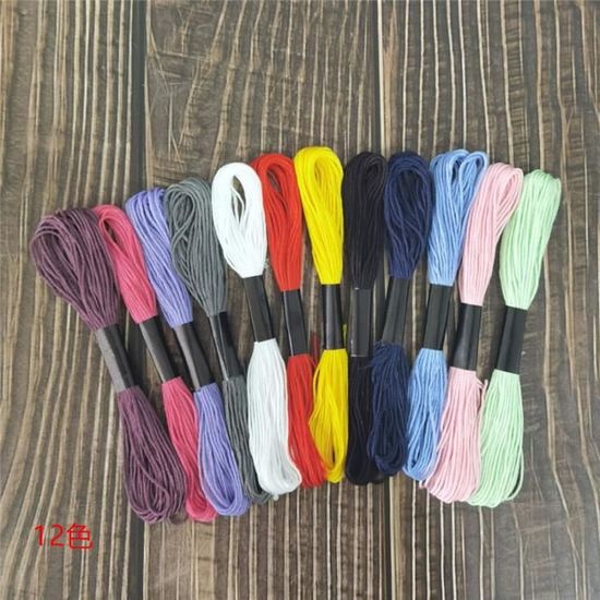 Lot De 2 Fils à Broder Métalliques éclatants - Polyester Résistant, Couleurs Brillantes, Pour Point De Croix, Couture, Décorations Maison