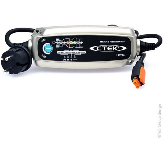 CTEK - Chargeur plomb 12V/5A 230V CTek MXS 5.0 ...