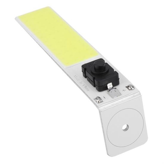 Coquimbo 2 Pièces Lampes De Travail USB Rechargeable, COB Baladeuse Lampe De Poche Avec Base Magnique, 5 Modes Lumière Blanche/Rouge Lampe Atelier Pour Camping, Garage, Auto (Grand