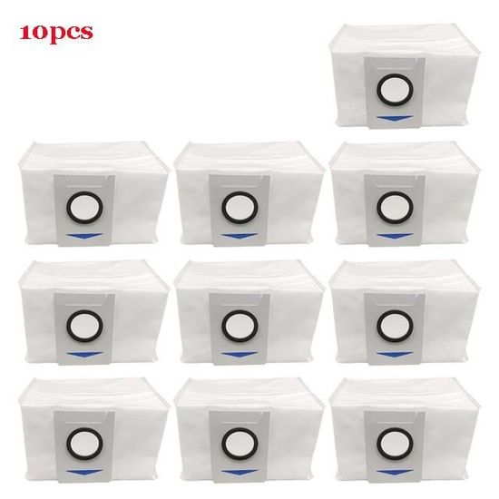 Tapo Sacs à Poussière 3L Pour Robot Aspirateur - Lot De 5, 60 Jours Sans Vidange, Anti-Allergène