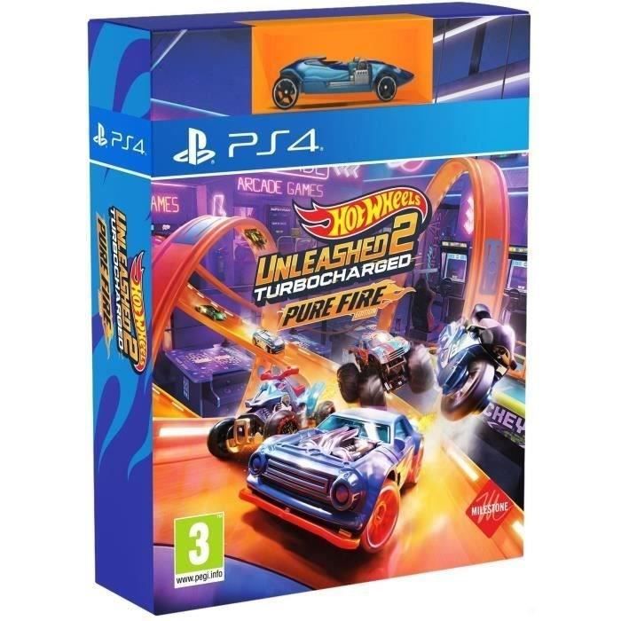 Hot Wheels Unleashed 2 Turbocharged - Jeu PS4 - Pure Fire Edition