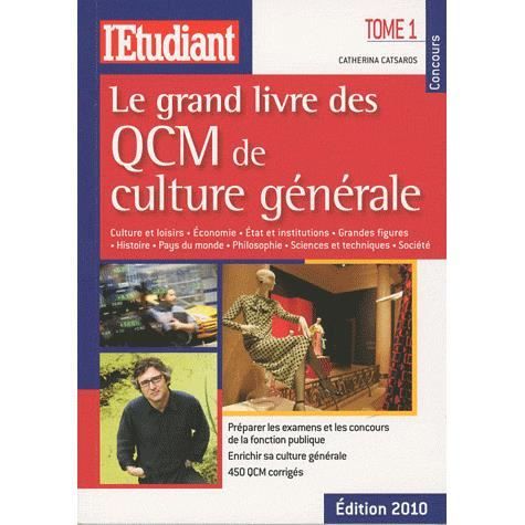 Le grand livre des QCM de culture générale t.1