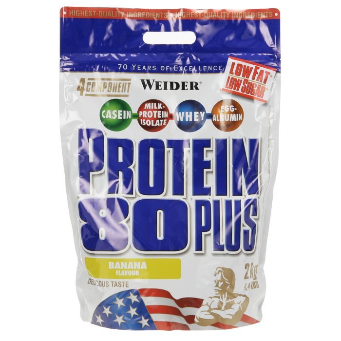 WEIDER Protein 80+ 2 kg Banane NTT