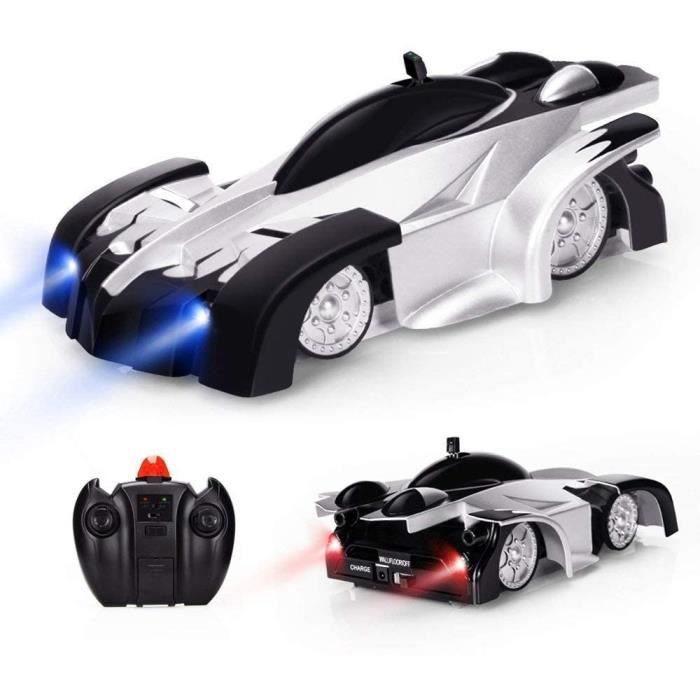 Voiture Télécommandée Enfant Jouet Voiture d'escalade Murale Garçons Filles Dual Modes 360° Rotation Mur RC Stunt Car Radiocommandee