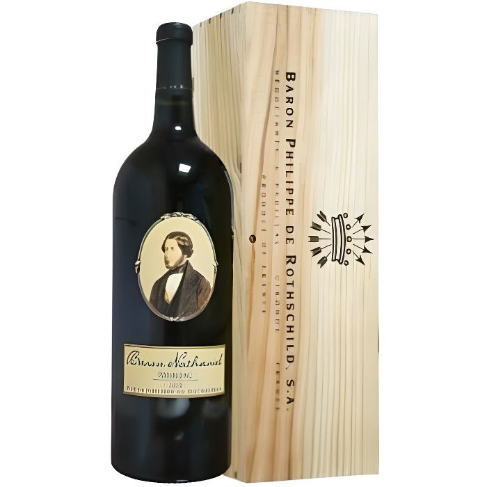 Cuvée Baron Nathaniel Rouge Magnum - Caisse bois - Pauillac - 2016