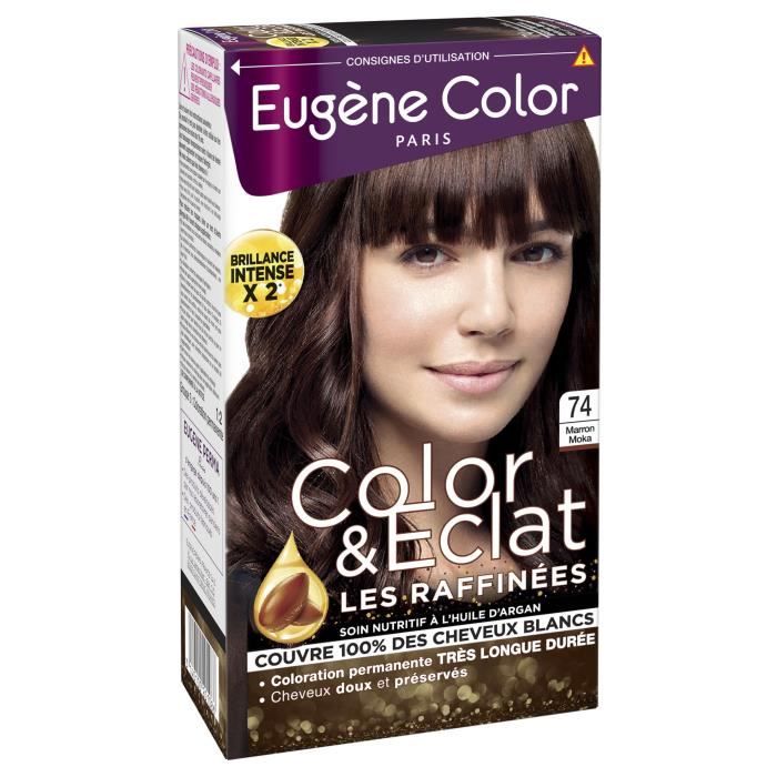 Eugène Color Les Raffinées Crème Colorante Permanente n°74 Marron Moka
