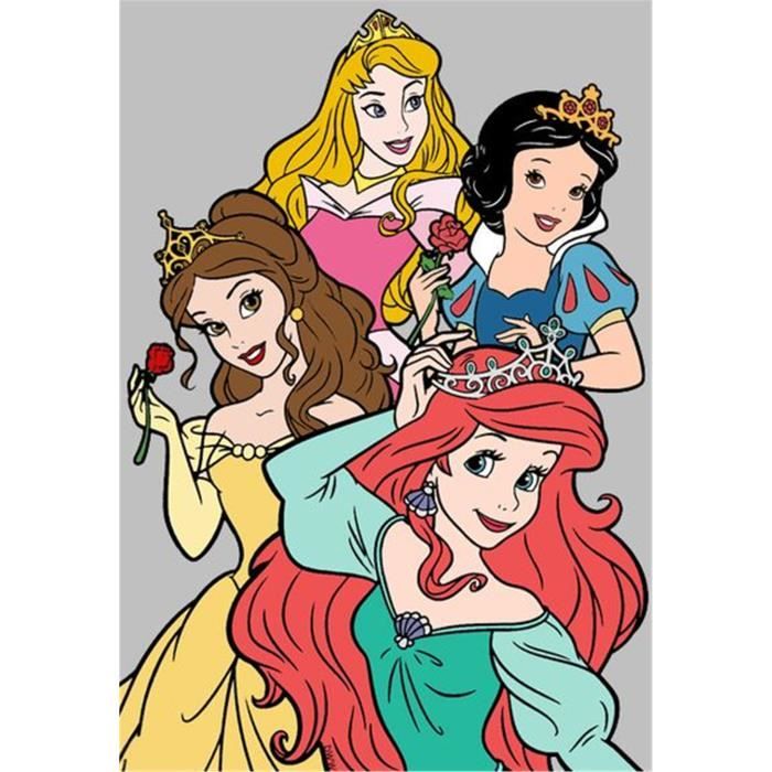 AKM-491 5D DIY Kit de peinture numérique pour adultes-La Petite Sirène Blanche Neige-décoration muralet,TAILLE:40x50cm