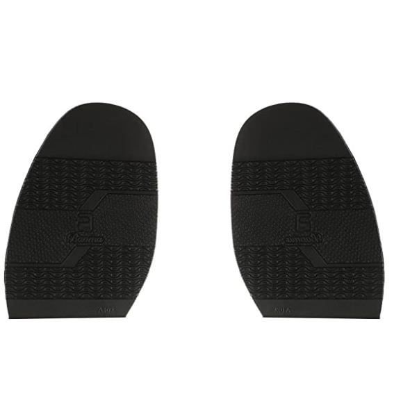 Paire de Demi-Semelle Caoutchouc Avant-pied de Chaussure Réparation de Chaussures Artisanat Diy - 3, 2mm