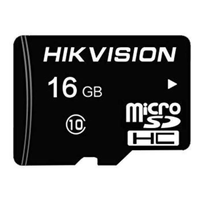 CARTE MEMOIRE HIKVISION M-SD 16G MICRO SDHC - SERIE C1 AVEC ADAPTATEUR 92MB/s 10MB/s Class 10