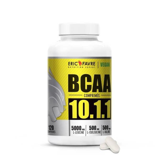 BCAA COMPRIMÉS 10.1.1 - Acides aminés Musculation Vegan - Programme 30J - Laboratoire Français Eric Favre