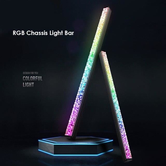 Lentille de diamant ARGB barre de lumière LED ordinateur de bureau coque d'ordinateur lumière décorative*PD1632