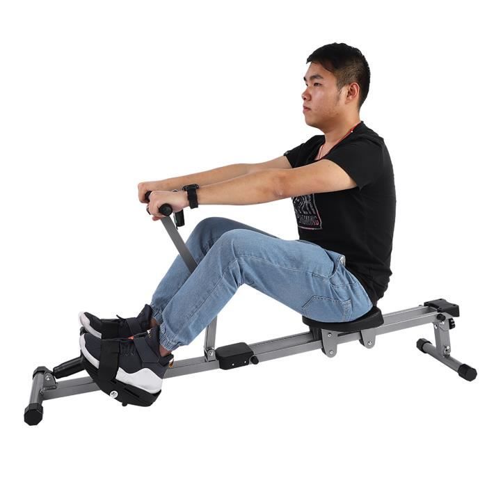 Accessoire de remise en forme de gymnastique à la maison de formation de corps de rameur cardio de machine à ramer en acier HB069