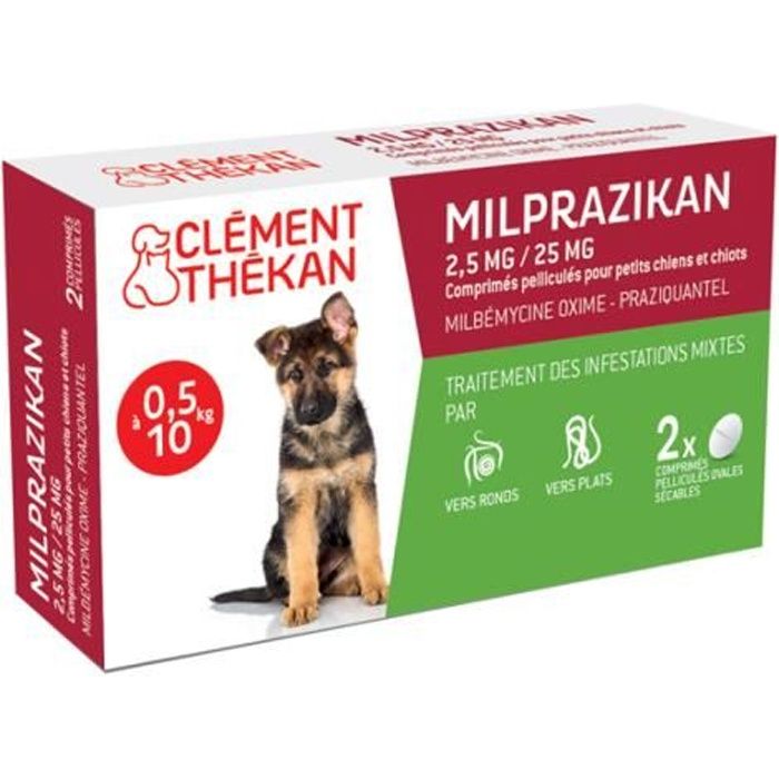 Milprazikan Chiot boite de 2 compriéms