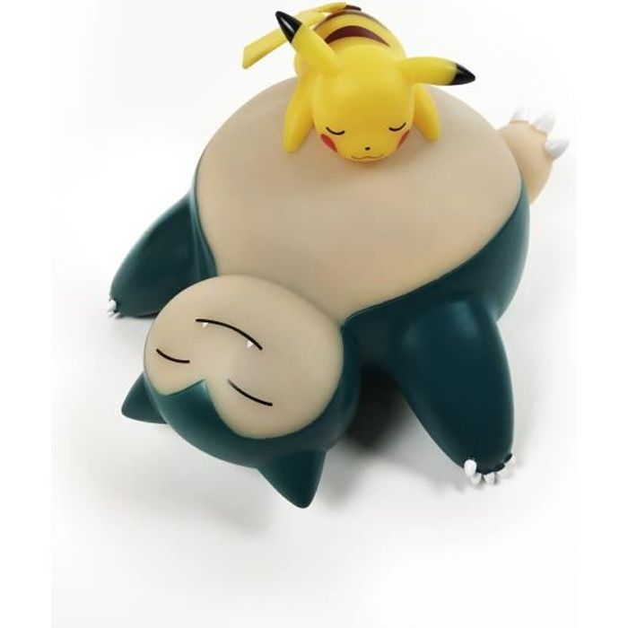 TEKNOFUN - Figurine Ronflex et Pikachu lumineuse - Dormants