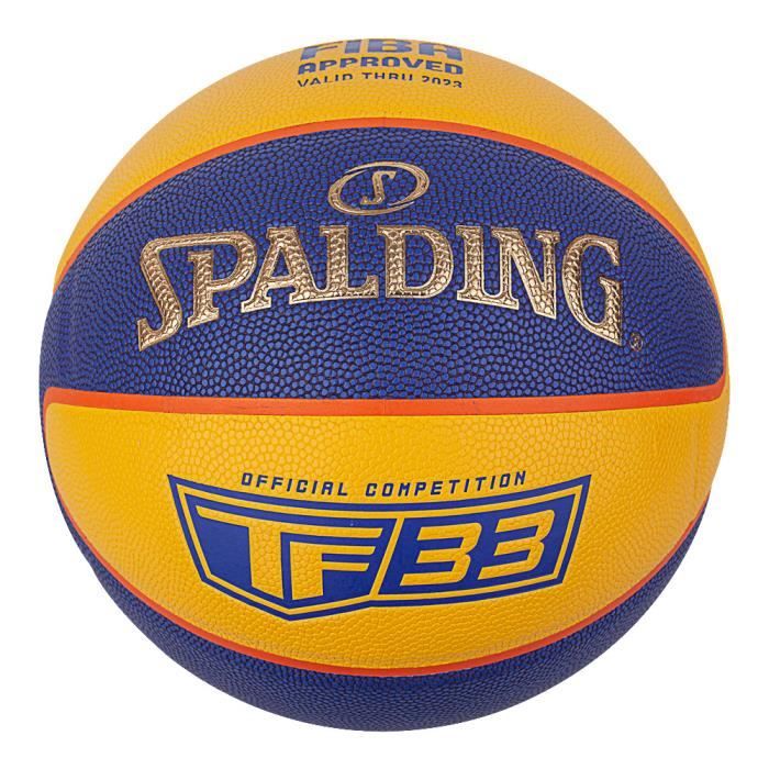 Ballon Spalding TF-33 Gold 2021 Composite - jaune/bleu