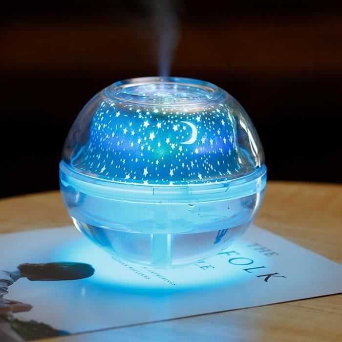 Ciel étoilé LED Projecteur Lumière Humidificateur Cristal 500 ML USB Univers Humidificateur de Lumière de Nuit pour Chambre