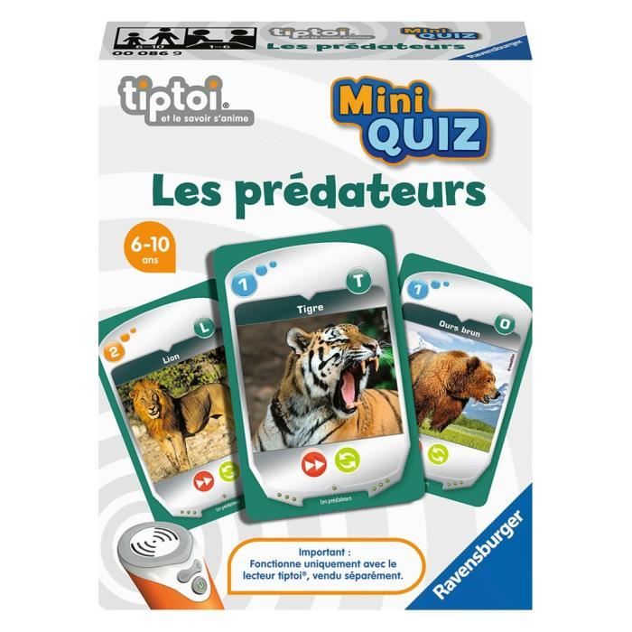 tiptoi® - Mini Quiz - Les prédateurs