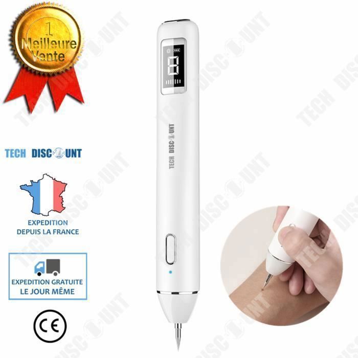 TD® Stylo correcteur d'impuretés éliminateur tâches portable équipement beauté salon femme homme Indolore Réparation à domicile
