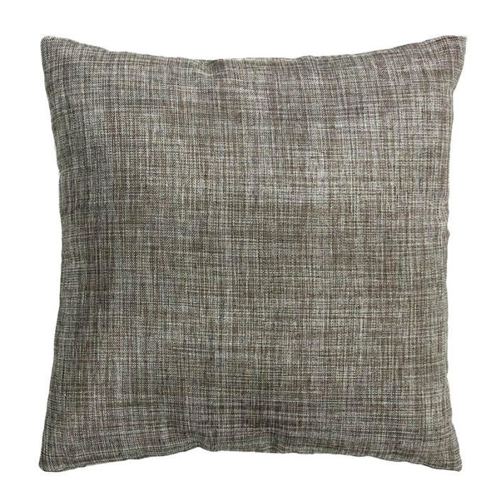 Coussin effet chiné marron 40x40cm LINX Marron