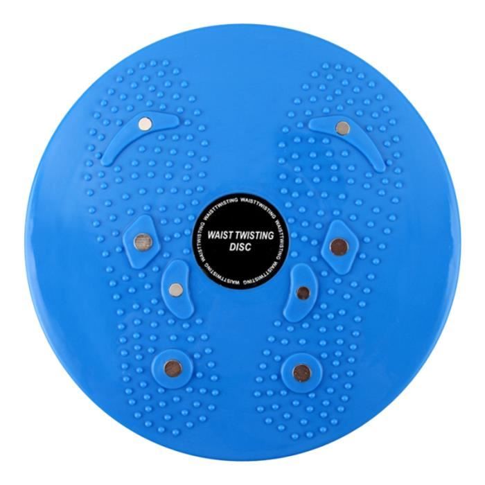Twist Board Twisting Waist Disc Body Shaping Machine Petit équipement d'exercice intérieur Conseil rotatif (bleu)