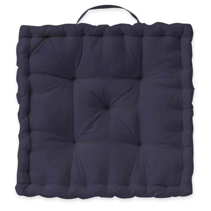 TODAY Coussin de sol 100% coton - 40 x 40 cm - Ciel d'orage
