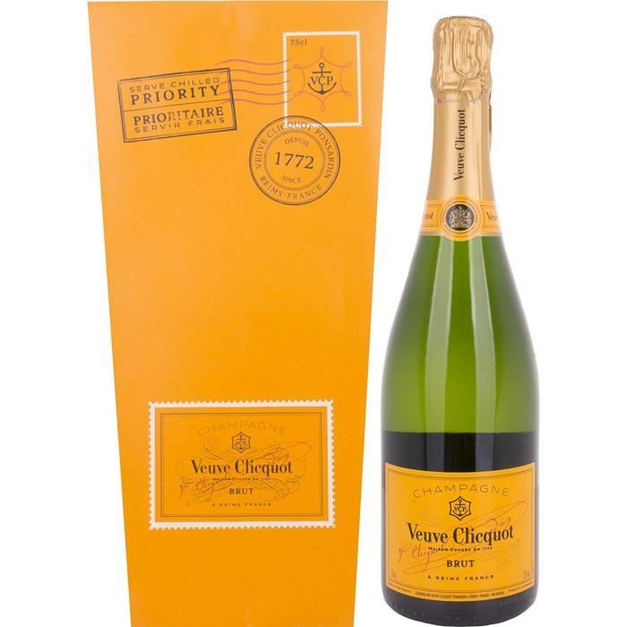 Veuve Clicquot Yellow Champagne Label Ice Letter Edition 750 ml - 16439