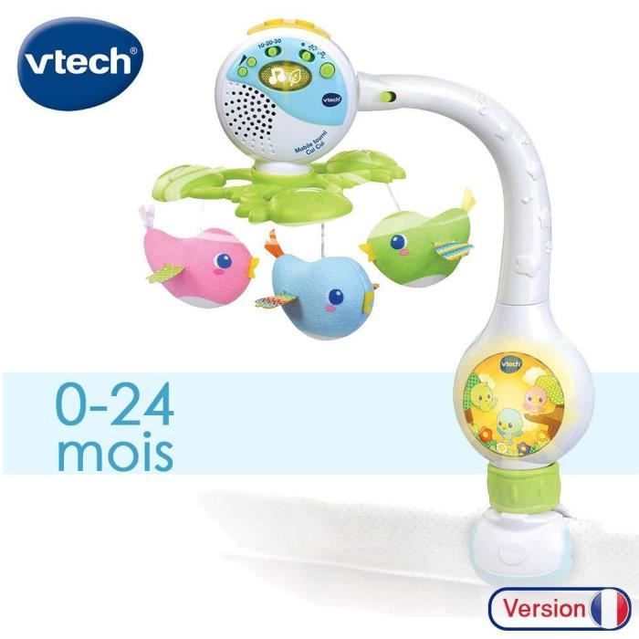 VTech- Mobile TOURNI CUI Baby, 80-513105, Multicolore