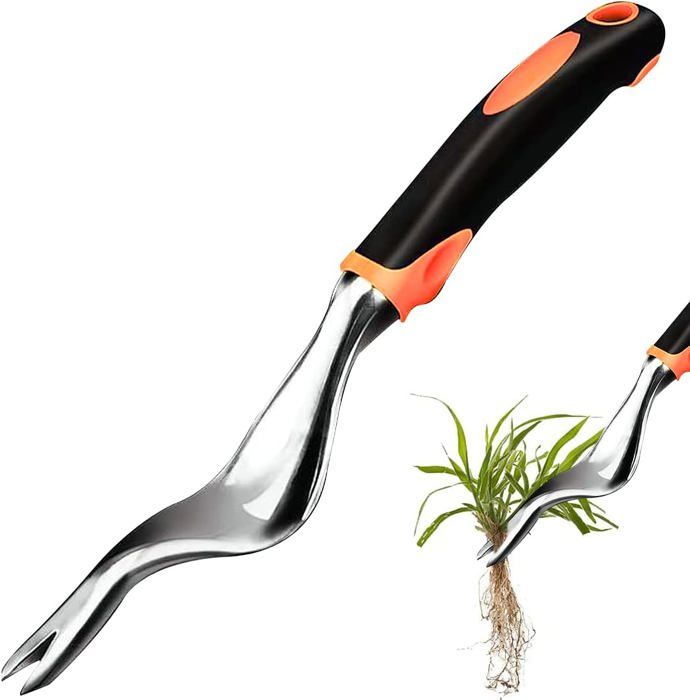 Désherbeur Manuel Outil Gouge de Désherbage en Acier Inoxydable Arrache Pissenlit Extracteur de Désherbeur Manuel Outil Gouge de Désherbage en Acier Inoxydable Arrache Pissenlit Extracteur de