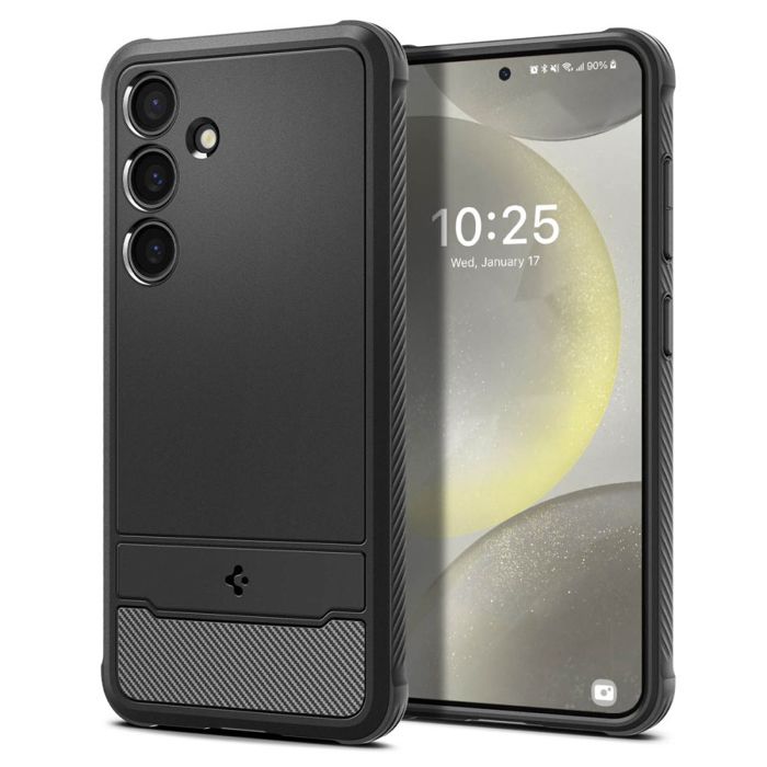 Coque - SPIGEN - Samsung Galaxy S24 FE - Noir Mat - Protection optimale - Design élégant