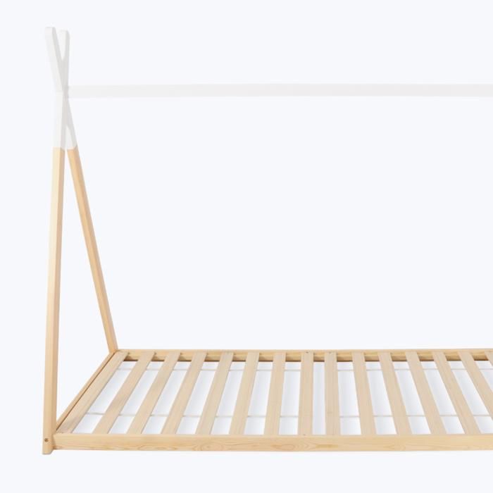 Hypnia - Lit tipi enfant Montessori au sol 90x190cm