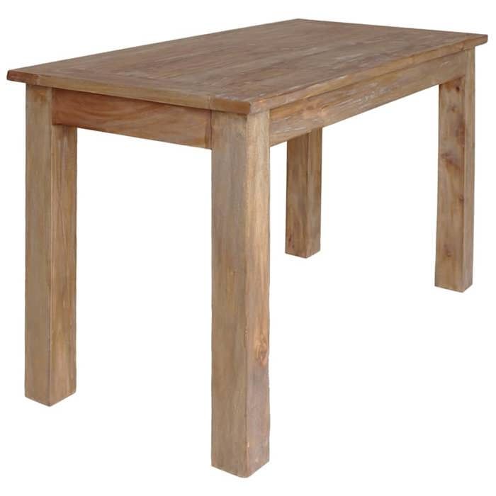 Meilleures Table à manger - 4 Personnes - - bois dacajou massif 120x60x77 cm SSDC1142970