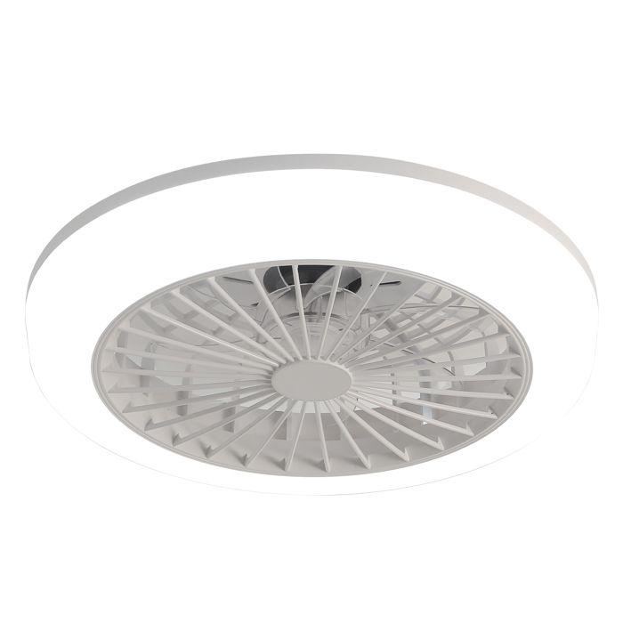 Ventilateur de plafond encastré de 18 pouces avec lumière et télécommande ventilateur de plafond encastré sans pale moderne à pro - Rejimenez2025