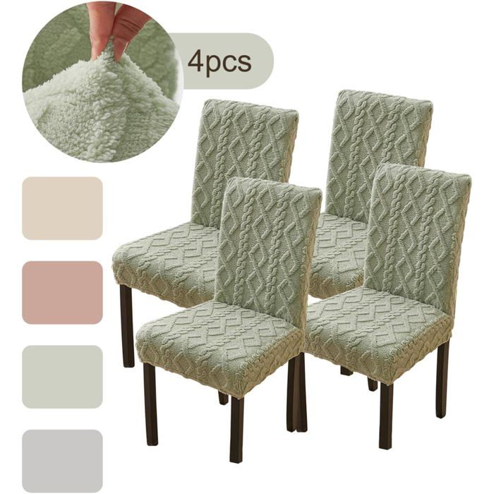 Housses de chaise - HOUSE OF HARLOW 1960 - Lot de 4 - Extensibles - Imperméables - Antidérapantes Housses de chaise - HOUSE OF HARLOW 1960 - Lot de 4 - Extensibles - Imperméables - Antidérapantes