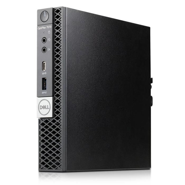 Dell OptiPlex 7070 Micro Core i3 3.1 GHz - SSD 256 Go RAM 16 Go Win 11 Pro Reconditionné - Dell reconditionné disponible sur Cdiscount Seconde Vie