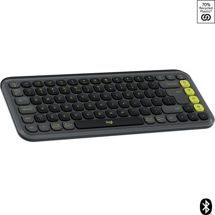 Clavier sans fil LOGITECH Pop Icon 85 touches Silencieux US INTL