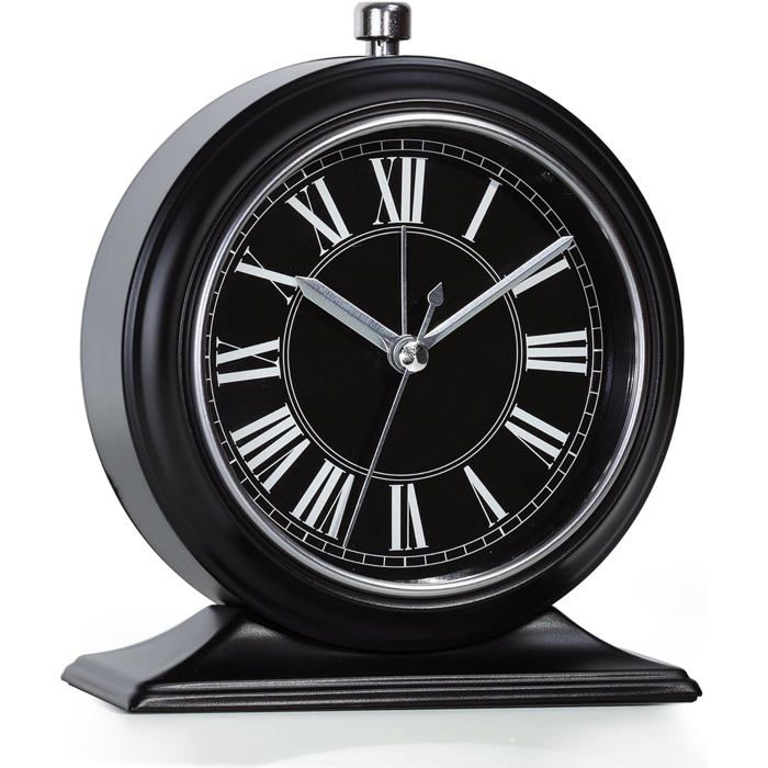 Réveil classique Réveil lumineux, silencieux, sans tic-tac, for chambre d'enfant Pour table ou étagère(Noir,S
