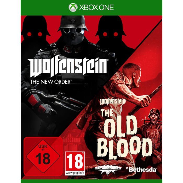 Jeu vidéo Wolfenstein The New Order + The Old Blood Xbox One Action