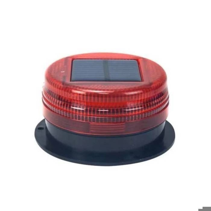 Lampe torche magnétique à énergie solaire rouge