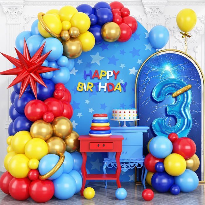 Decoration Anniversaire 16 Ans Garçon, Bleu Ballons Anniversaire Garçon