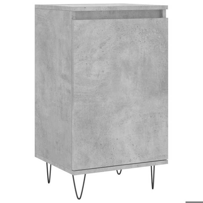 Sarazyj®Buffet de Cuisine KENNETH - ENFILADE - Armoire Bas vitrine gris béton 40x35x70cm - Bois dingénierie - 115094