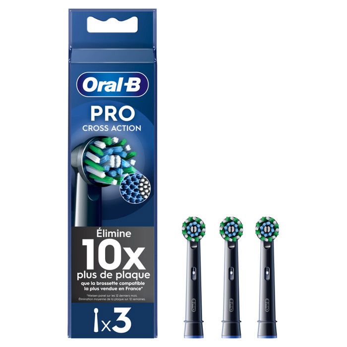 Oral B Cross Action 6 brossettes noires