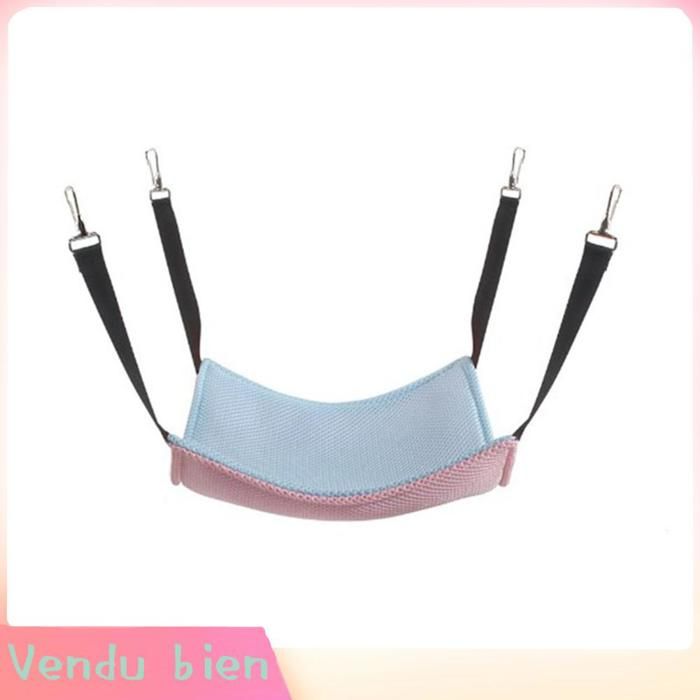 Garosa hamac cage pour chat Hamac suspendu pour chat pour Cage respirante animalerie coussin Rose et bleu 53x35cm / 20.9x13.8in