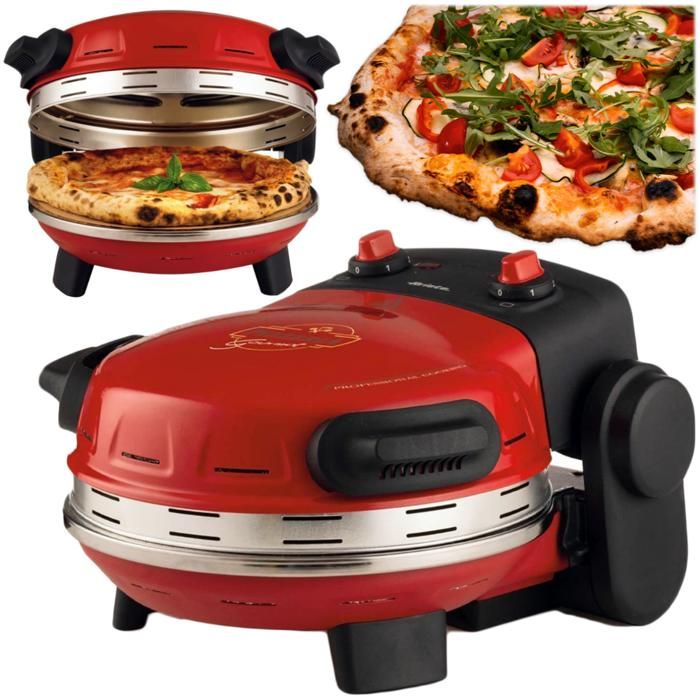 Four À Pizza Ariete 0934/00 – 1300 W, Pierre Réfractaire 32 cm, 400°C - vue 2