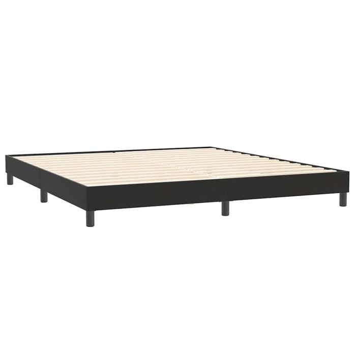 Lit 200x220cm - VIDAXL - Sommier à lattes de lit sans matelas - noir velours L6429 Lit 200x220cm - VIDAXL - Sommier à lattes de lit sans matelas - noir velours L6429