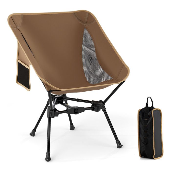 Chaise de camping pliante en aluminium 7075 avec sac de transport pour randonnée voyage et bivouac