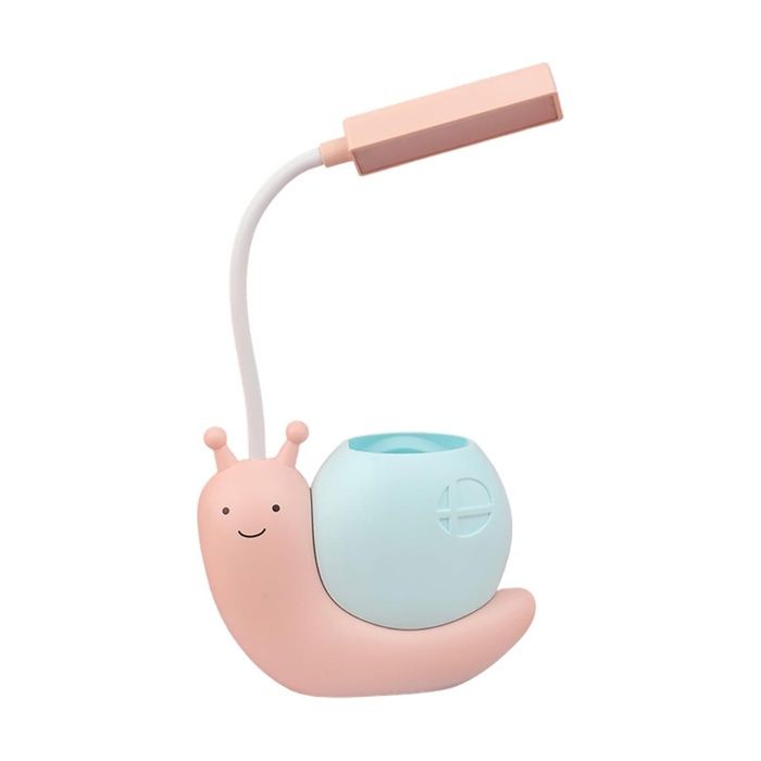 Jolie veilleuse LED pour s - Lampe de bureau Kawaii - Col de gne flexible - Pour chambre de fille - Cadeau décatif -  LAMPE A POSER